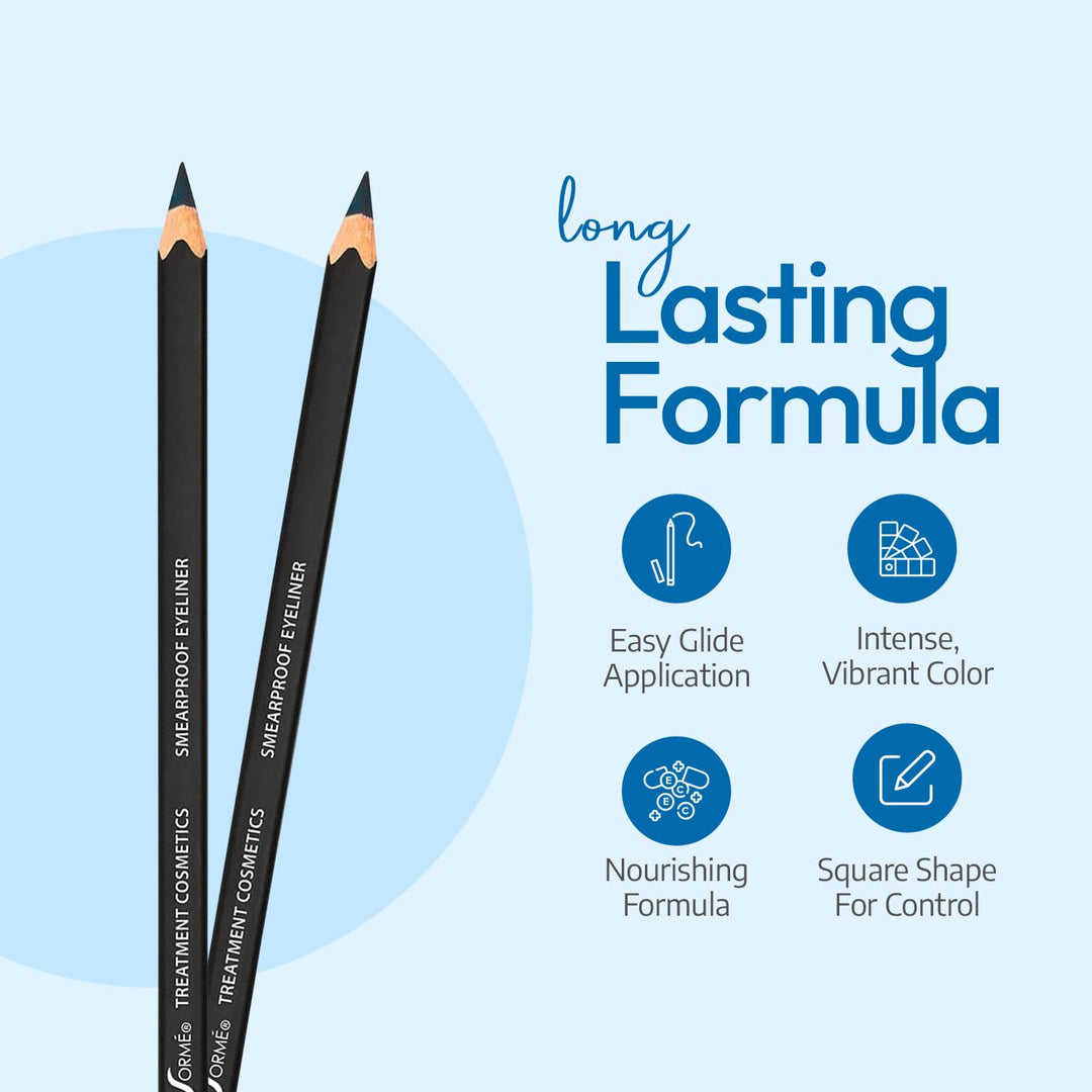 Sorme Cosmetics Waterproof Smear Proof Eyeliner, Black Brown, 0.06 Ounce