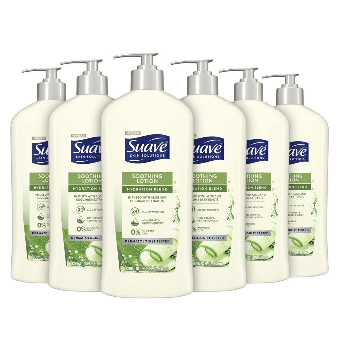Skin Solutions Skin Care, Soothing with Aloe 18 oz (Pack of 6)