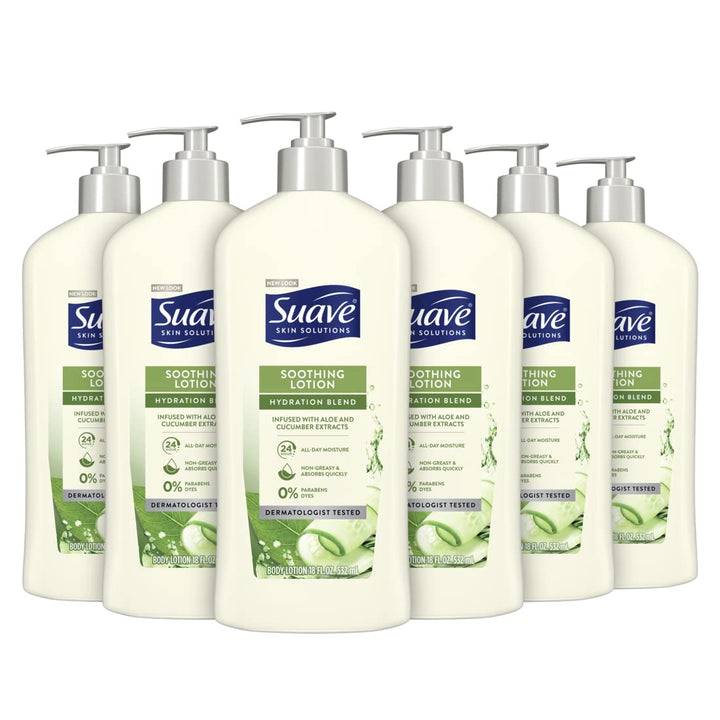 Skin Solutions Skin Care, Soothing with Aloe 18 oz (Pack of 6)
