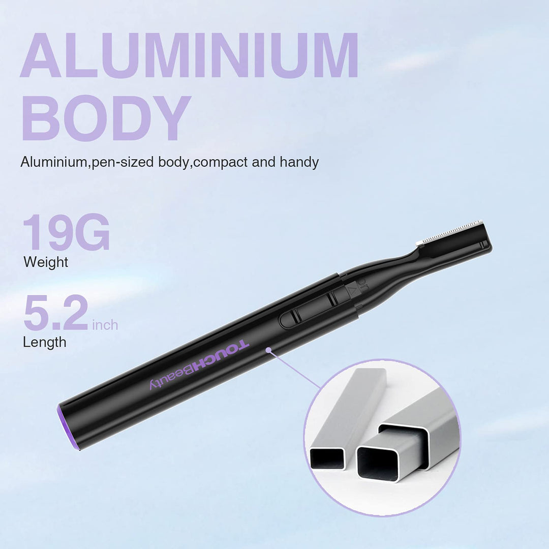Facial Hair Trimmer Precision Shaver Removal Tool Micro Groomsman Trimmer Black TB-815