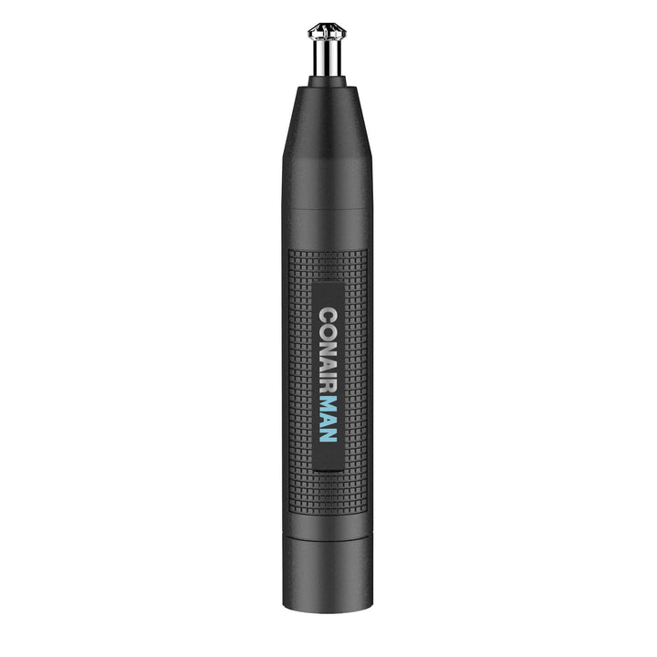 Man Nose Hair Trimmer for Men, For Nose, Ear, and Eyebrows, Patent 360 Bevel Blade for No Pull, No Snag Trimming Experience, Cordless Lithium-Powered Trimmer with Drawstring Bag