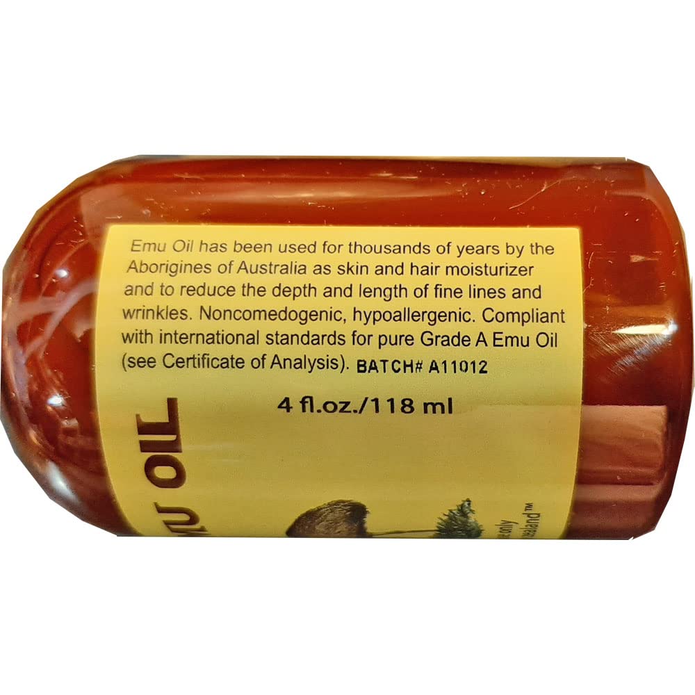 Emu Oil Pure Premium Golden 4 Ounces