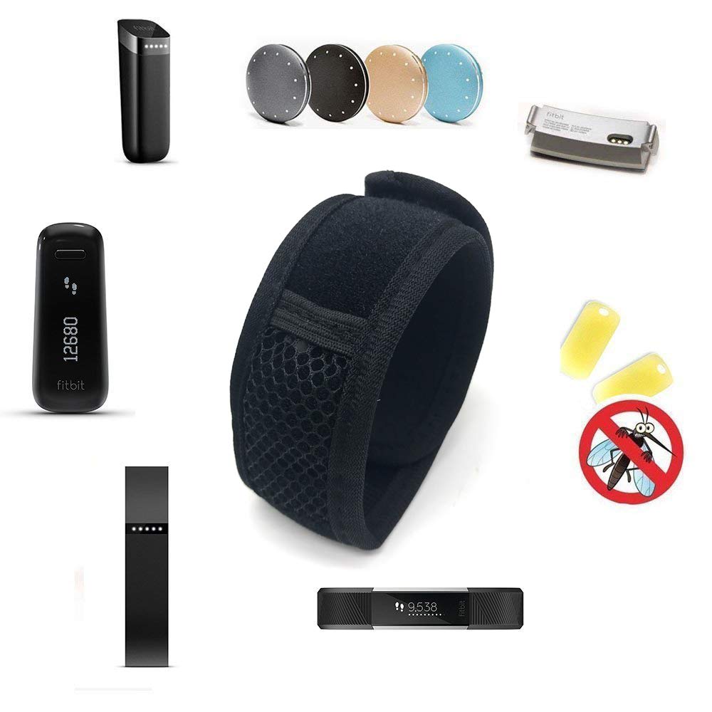Arm&Ankle Running Band OK Material Wristband Band with Fastener and Mesh Pouch for Garmin & Fitbit Fitness Tracker Wristband(Tracker Not Included) (13'')