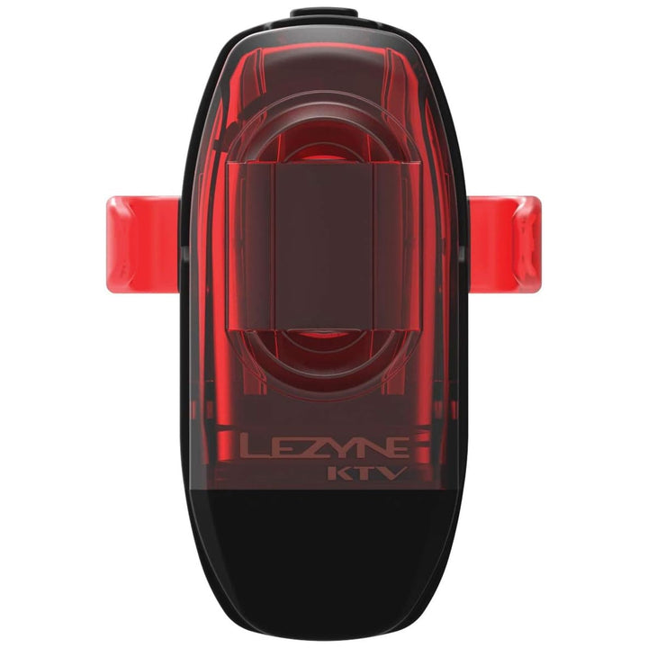KTV Drive Pro Alert Rear - Bicycle USB Rechargeable Durable Weather-Resistant IPX7 White LED Tail Light with 2 Solid & 3 Flash Modes | Includes Silicone Rubber Mounting Strap | 75 Lumens