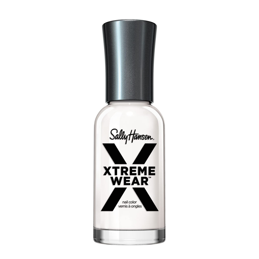 Xtreme Wear Nail Polish, Streak-Free, Shiny Finish, Long-Lasting Nail Color, White On, 0.4 Fl Oz (Pack of 1)