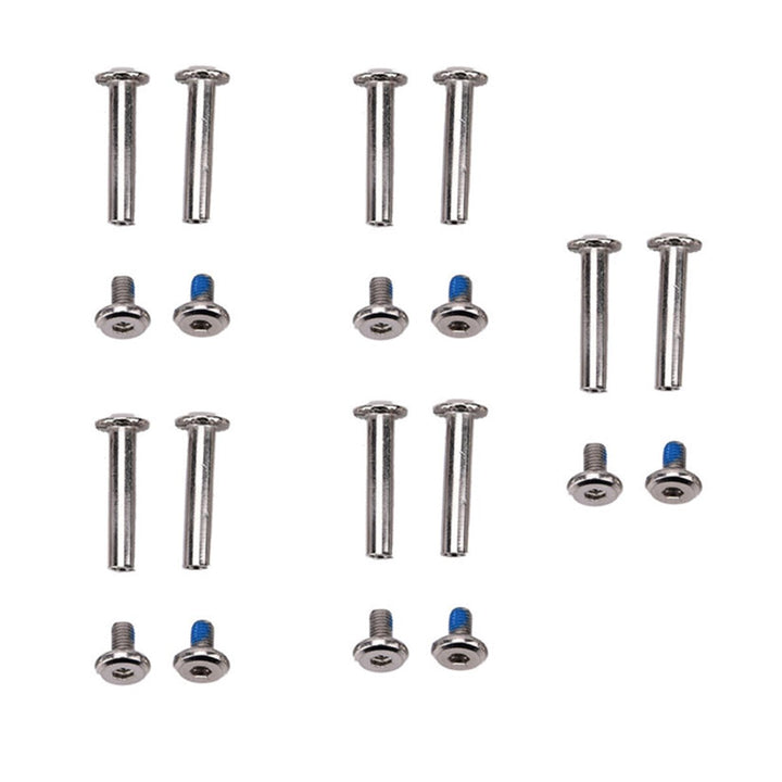 10 pcs Inline Skate Replacement Bearings Skating Screws OD 6mm Roller Blades Replacement Skate Wheel Axles