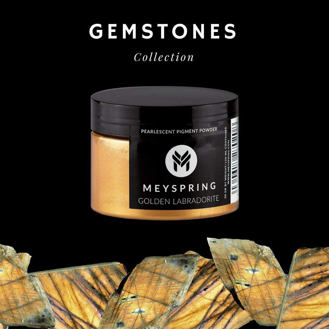 Golden Labradorite Epoxy Resin Color Pigment - 50g - Mica Powder for Epoxy Resin