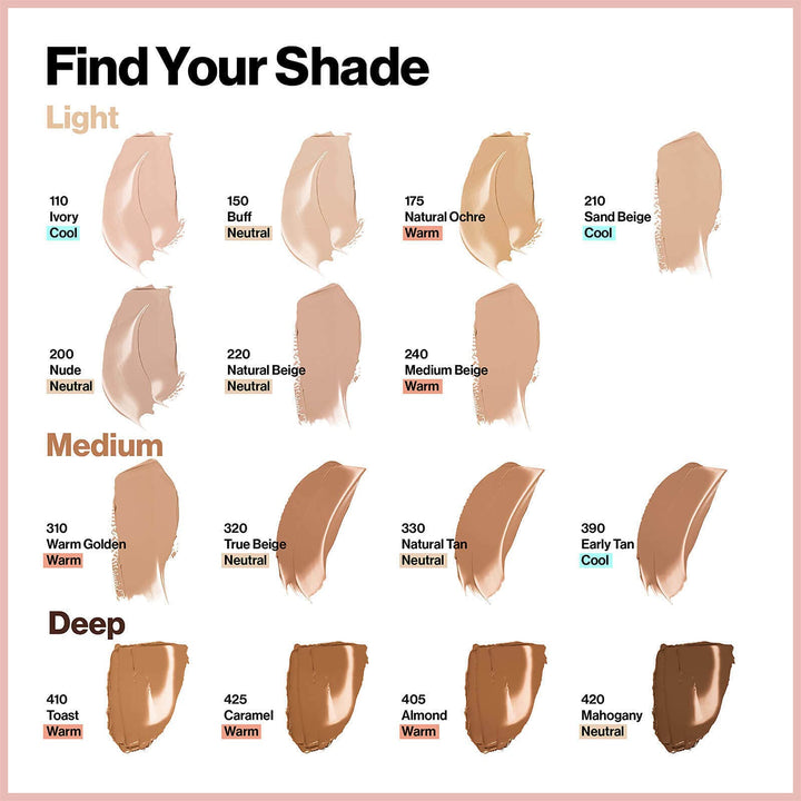 Revlon ColorStay Full Cover Foundation, Medium Beige, 1.0 Fluid Ounce