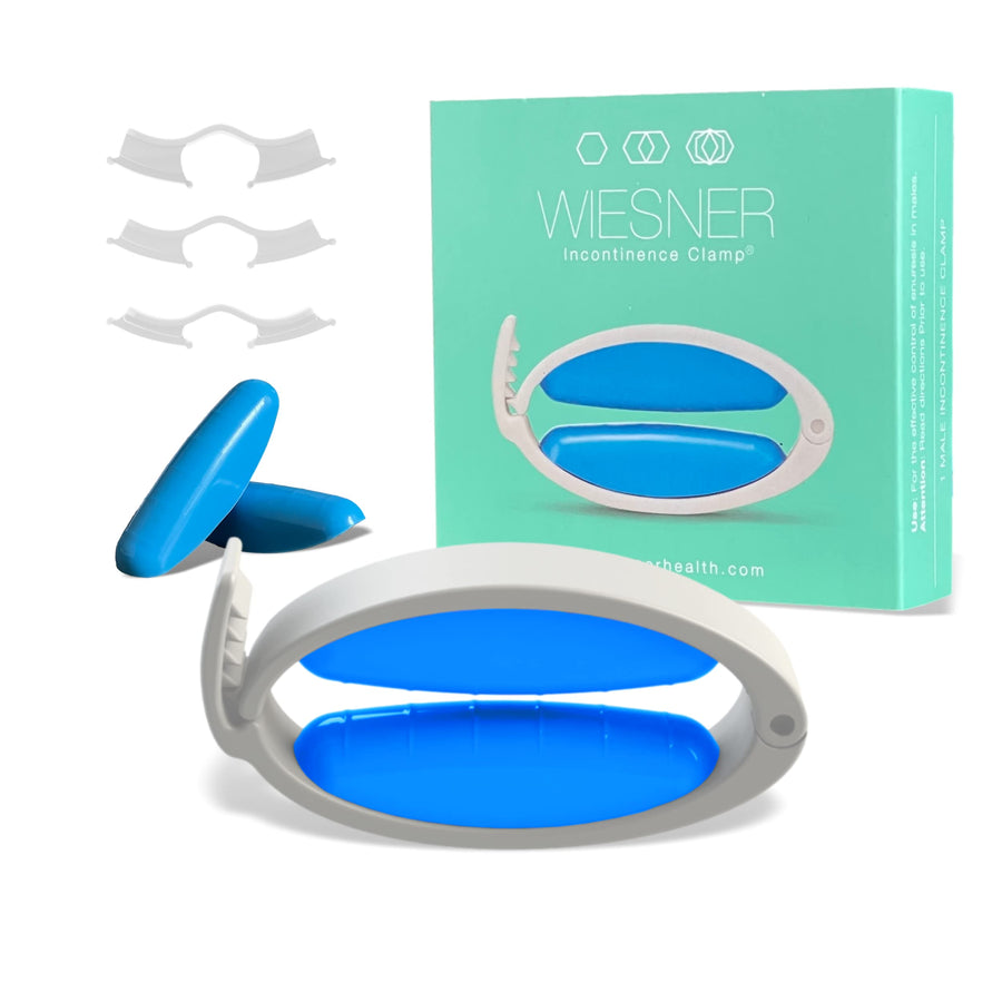 - Original Wiesner Male Incontinence Clamp - 3 Adjustable Sizes - Comfort and Confidence All Day Long - Wiesner Clamp - Best Penile Clamp for Incontinence!