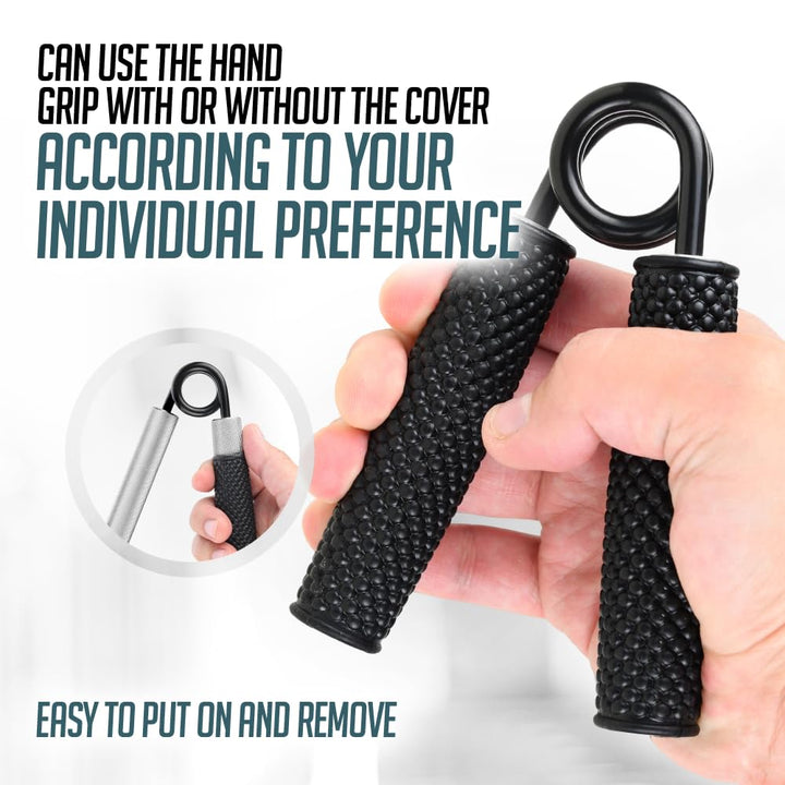 Metal Hand Grip Strengthener 100LB-350LB No Slip Heavy-Duty Grip Strengthener with Gift Box, Great Wrist & Forearm Hand Exerciser, Home Gym, Hand Gripper Grip Strength Trainer (Silver - 100LB)