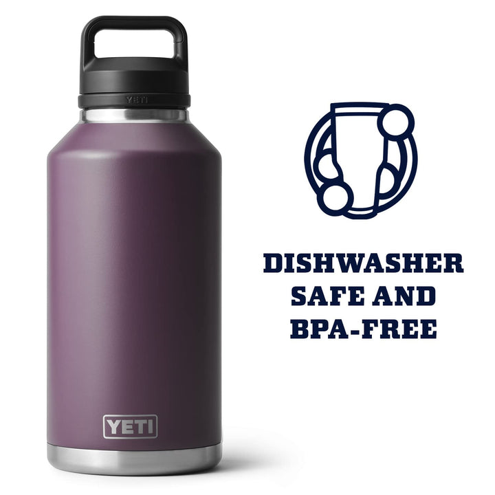 Rambler 64 oz Bottle, Vacuum Insulated, Stainless Steel with Chug Cap, Nordic Purple