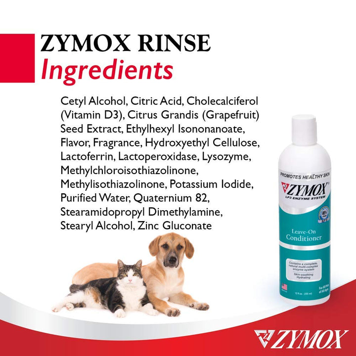Zymox Leave On Conditioner for Pets, 12 fl oz