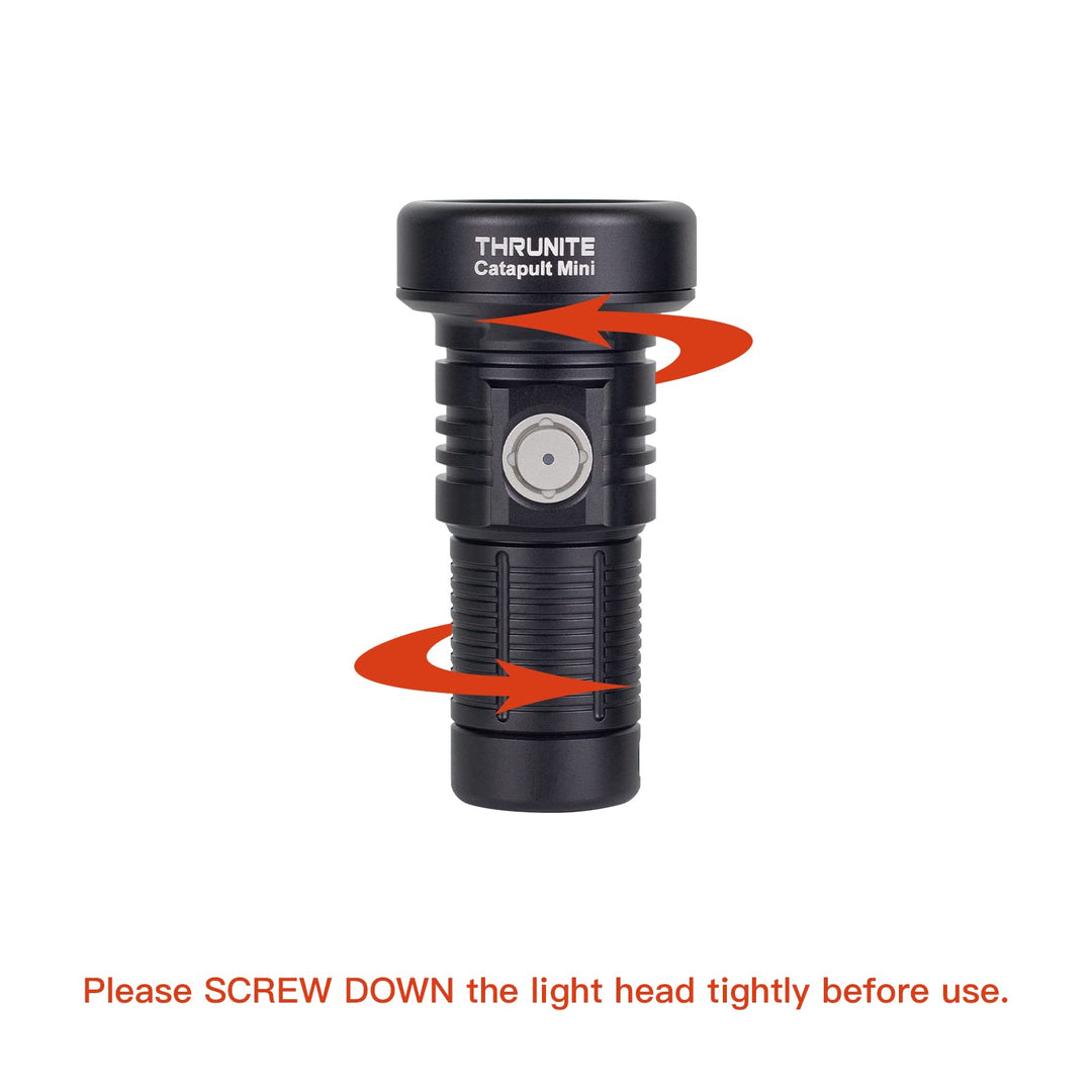 LED Flashlight Rechargeable, Catapult Mini 598 Meters Long Throw, High 680 Lumens Searchlight for Law Enforcement, Search and Rescue, Emergency Signaling, EDC and Land Management