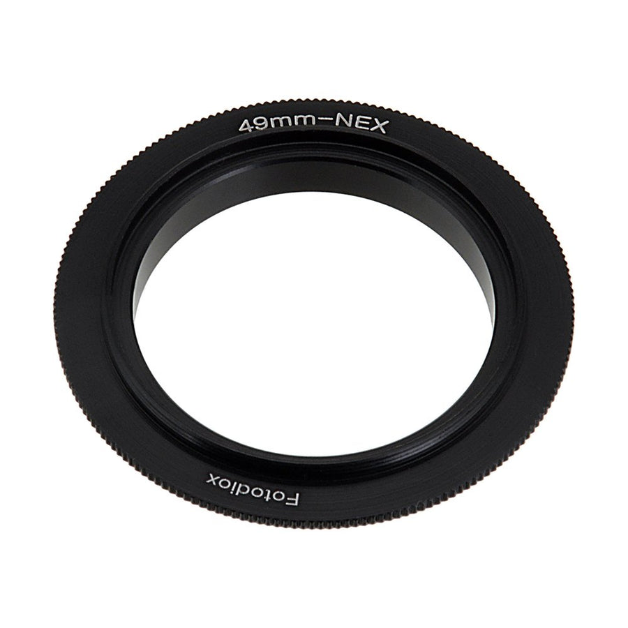 49mm Filter Thread Macro Reverse Mount Adapter Ring for Sony E-Series Camera, fits Sony NEX-3, NEX-5, NEX-5N, NEX-7, NEX-7N, NEX-C3, NEX-F3, Sony Camcorder NEX-VG10, VG20, FS-100, FS-700