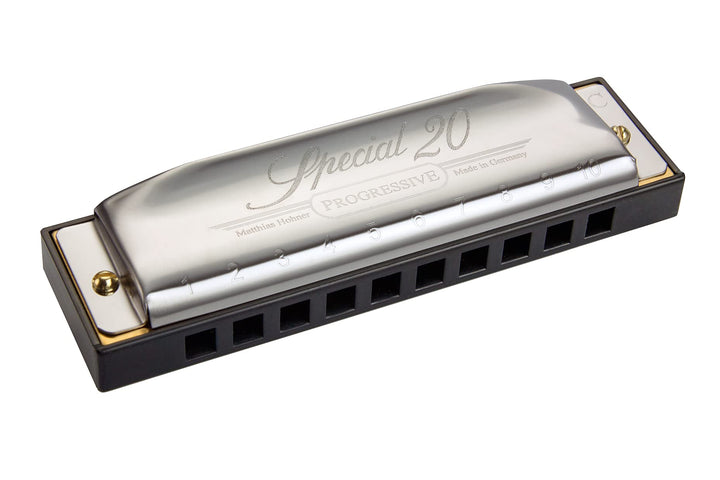 Harmonica (E Flat, Plastic, Silver, Black, Classic Line, Special Country models tuning)