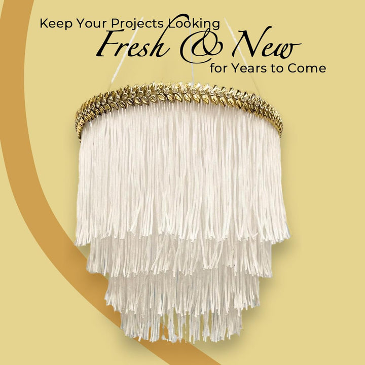 6 Chainette Fringe Trim | Army Green | (5 yard cut)