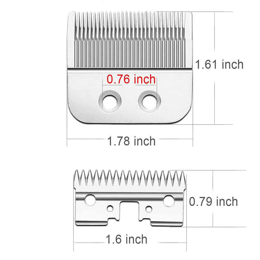 Replacement Blade Compatible for fit Andis Master PM-1 Speedmaster Clippers Replacement Blades #22995
