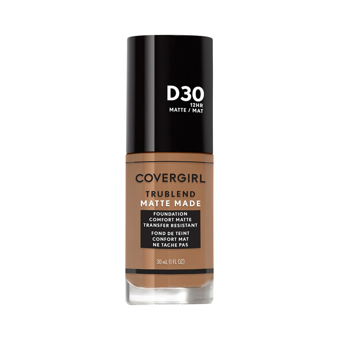 Covergirl Trublend Matte Made Liquid Foundation, D30 Bronze, 1.014 Ounce: 4 D30 Bronze