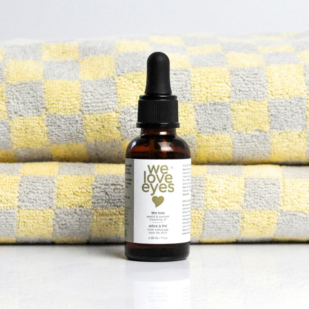 - Natural Eyelid Cleansing Oil with Tea Tree - Allergen Removal - Preservative-Free - Australian Tea Tree Oil - 30ml