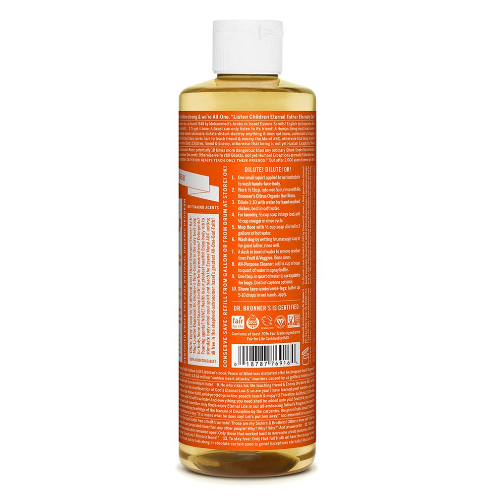 - Pure-Castile Liquid Soap (Tea Tree, 16 ounce) - Made with Organic Oils, 18-in-1 Uses: Acne-Prone Skin, Dandruff, Laundry, Pets and Dishes, Concentrated, Vegan, Non-GMO