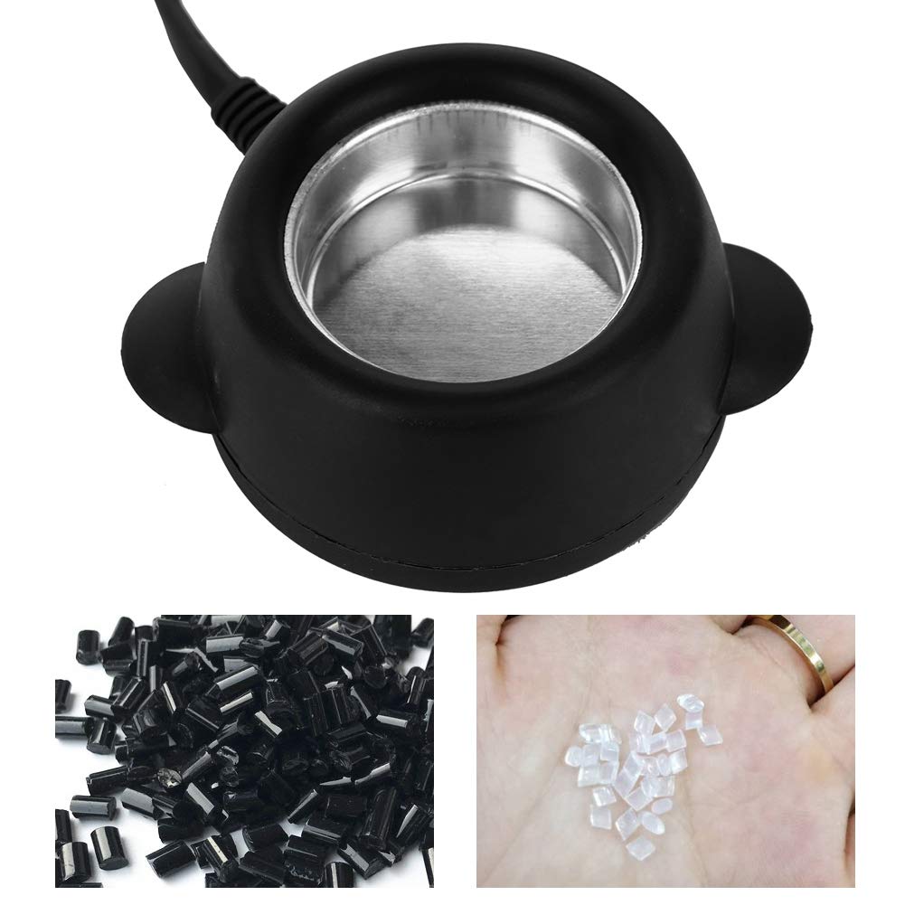 Hair Extension Glue Pot, Mini Constant Temperature Hot Pot Hair Extension Glue Melting Pot Wig Glue Melting Stove(US)