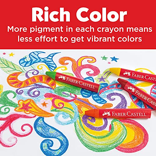 Beeswax Crayons in Durable Storage Case, 12 Vibrant Colors