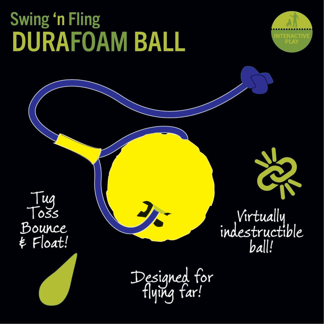 Swing 'n Fling DuraFoam Ball Dog Toy Large