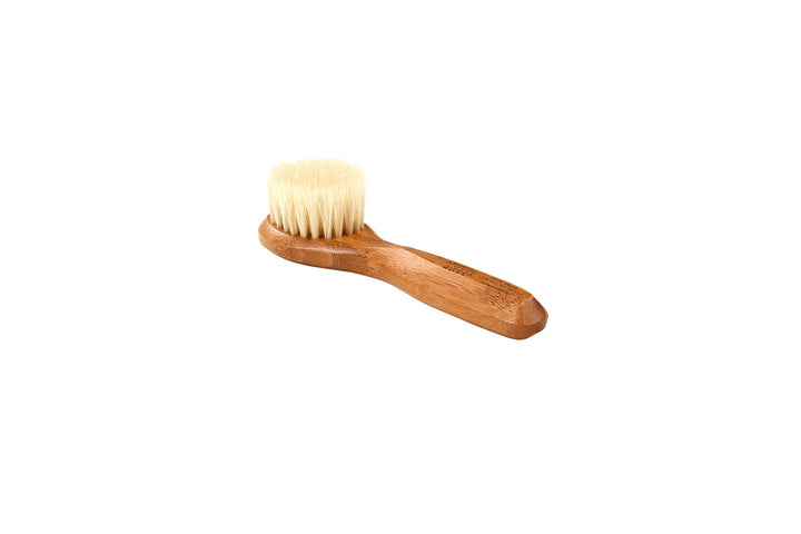 Brush - Deluxe 100% Natural Facial Cleansing Brush Solid Wood Handle Brushe