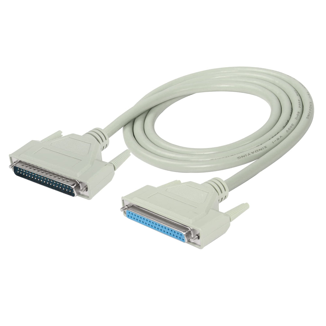 DB37 37Pin Extension Cable Serial D-SUB 37 Pin Printer Parallel Connector Cable Pure Copper Core for Engineering Wiring, Computer and Networks.(4.9FT) (Male to Female)
