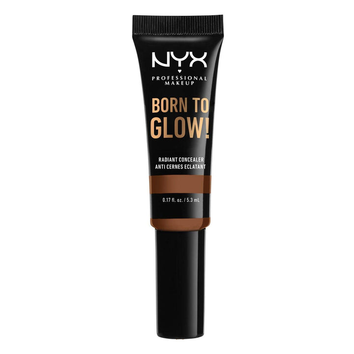 PROFESSIONAL MAKEUP Born To Glow Radiant Concealer - Cappuccino, Medium Deep With Cool Undertone