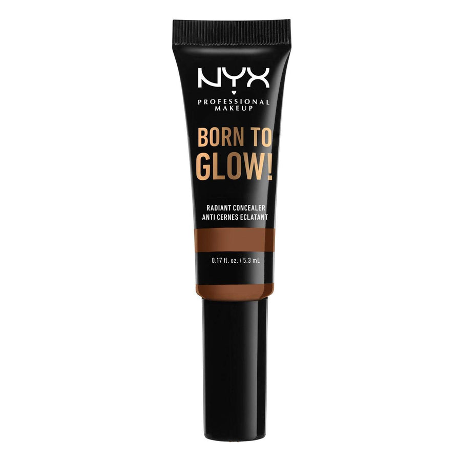 PROFESSIONAL MAKEUP Born To Glow Radiant Concealer - Cappuccino, Medium Deep With Cool Undertone