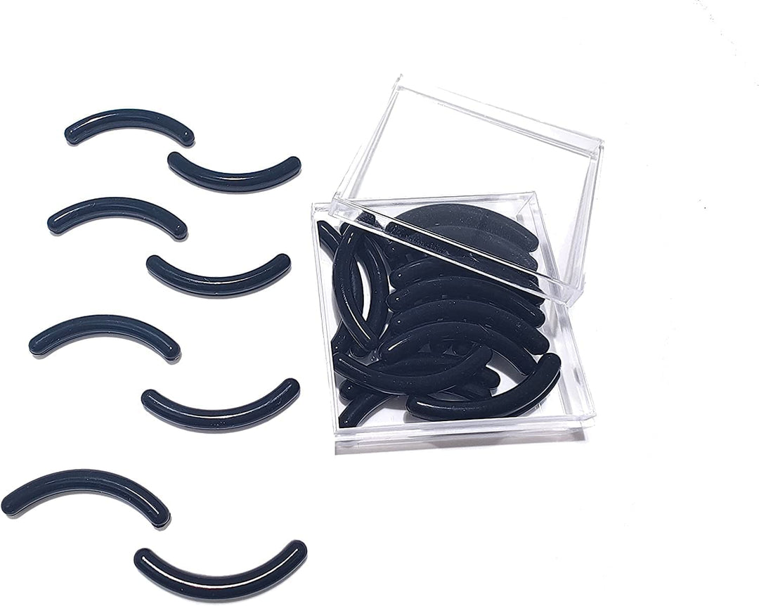 Curler Refills Eyelash Curler Refill Pads Silicone Rubber Pads, Universal Soft Silicone Eyelash Curler Replacement, Pads for Eyelash Curler (Black)