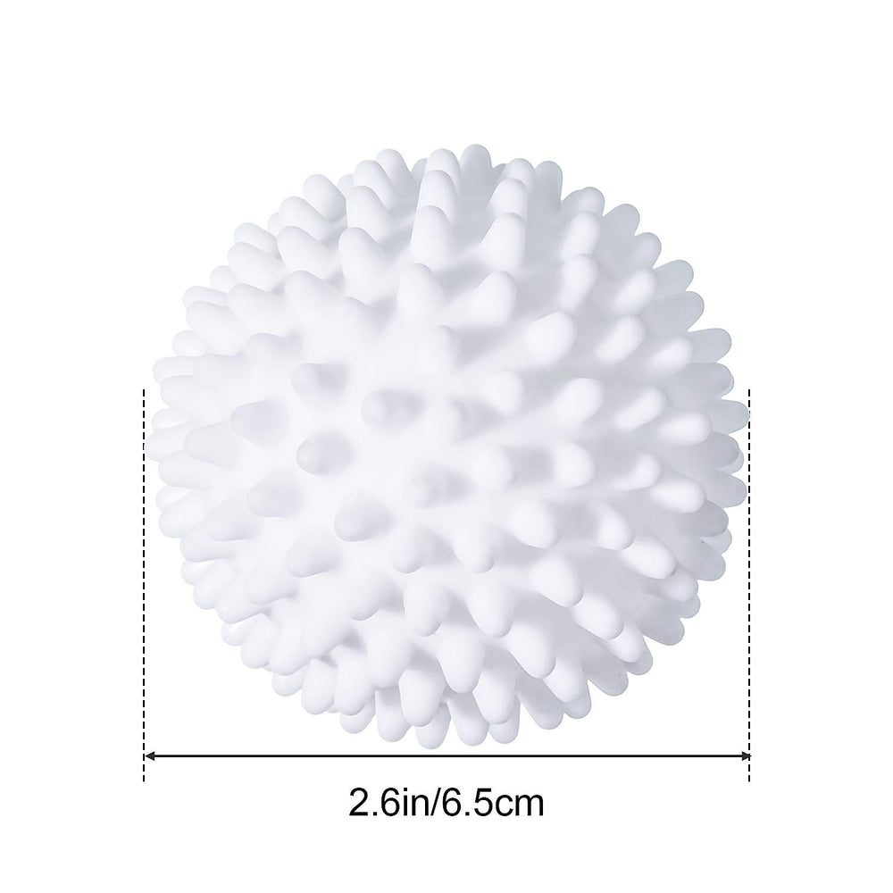 6 Pieces Laundry Will Drying Balls Reusable Dryer Balls Replace Laundry Drying Fabric Softener and Saves, Reusable Washing Machine Dryer Cleaning Soften Clothes Wash Ball (Random Color)