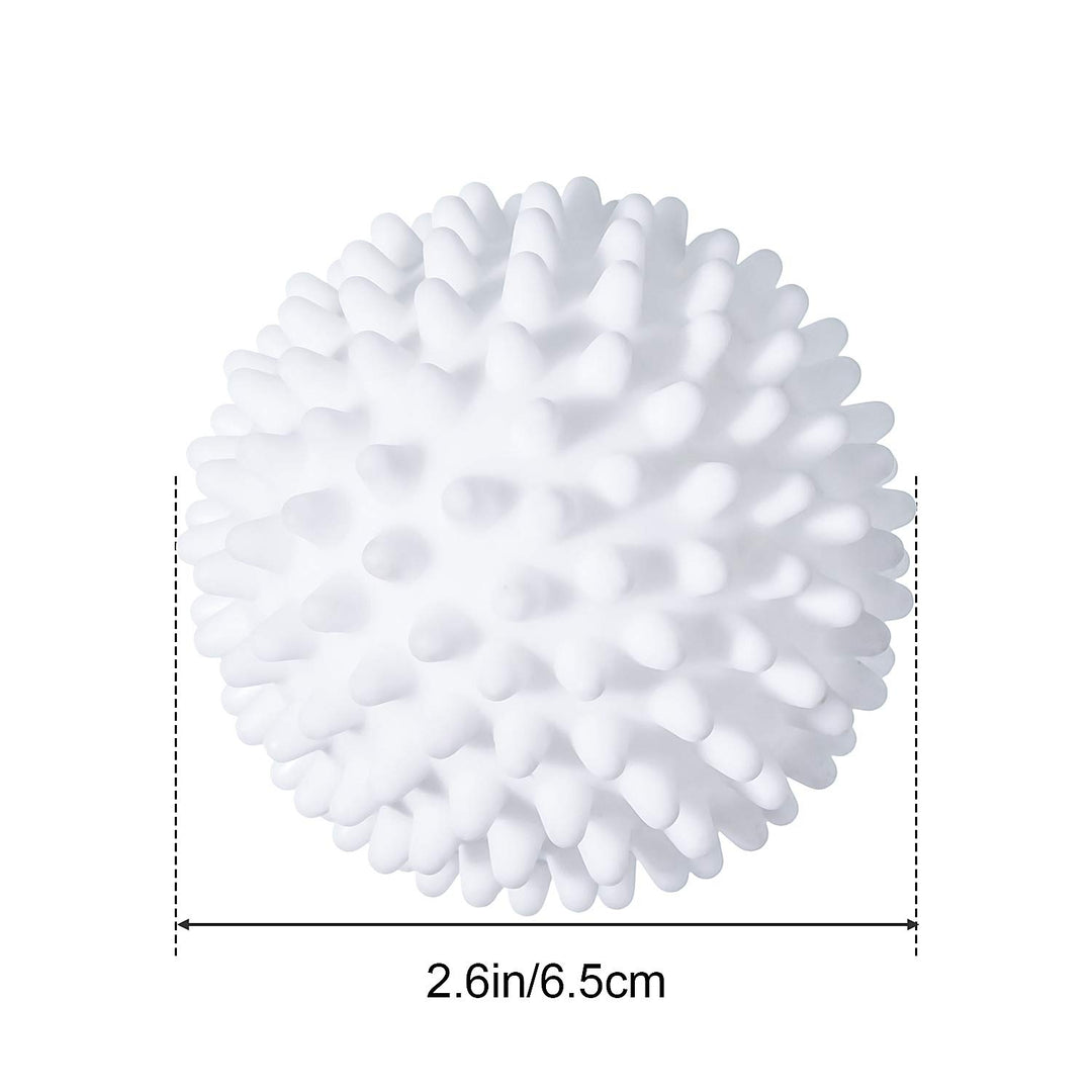 6 Pieces Laundry Will Drying Balls Reusable Dryer Balls Replace Laundry Drying Fabric Softener and Saves, Reusable Washing Machine Dryer Cleaning Soften Clothes Wash Ball (Random Color)