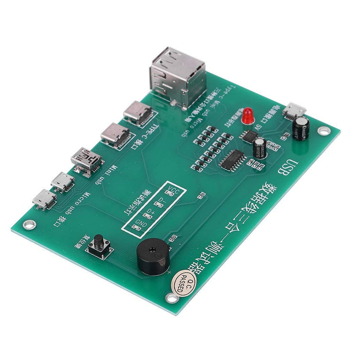 USB Cable Triad Tester, 3-in-1 Data Wire Test Fixture Type-C/Mini USB/Micro-USB USB Cable Triad Tester for Testing Research