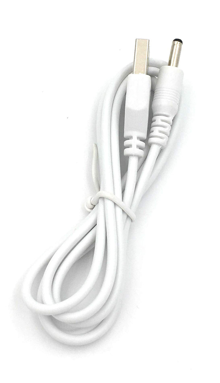 XCIVI Replacement USB Charging Cable for Fairywill/KIPOZI Sonic Electric Toothbrush - 3 Feet (1 Meter) (White)