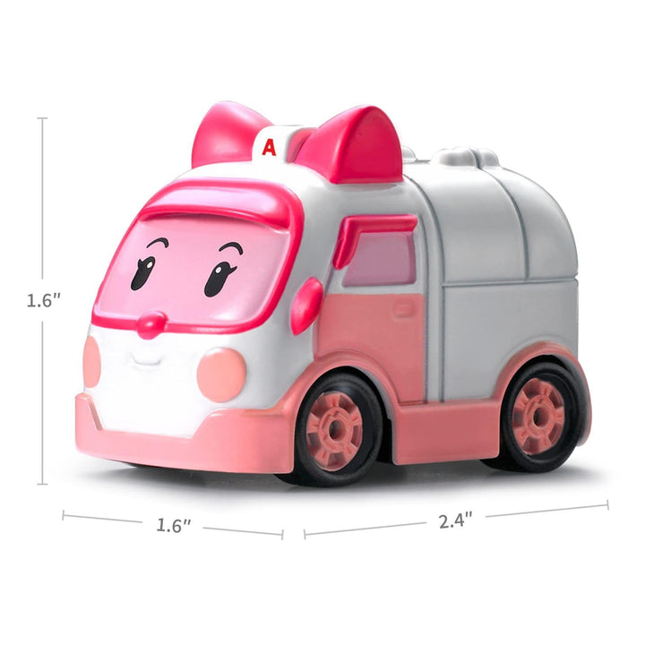 , Amber DIE-CAST Metal Toy Cars, Ambulance Toys, Toddler Cartoon Emergency Vehicle Playset, Rescue Vehicles Toys Gift Toys for Age 1-5 Boys Girls