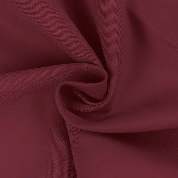 1 Piece Fitted Bed Sheets Set Microfiber 1800 Series Bottom Bedding Sheets - Deep Pockets (Burgundy, Queen)