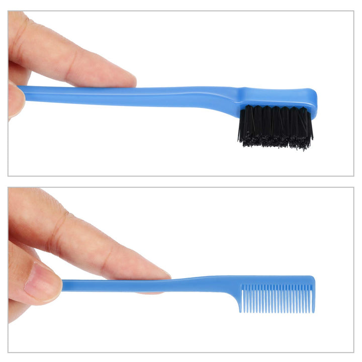 14 Pieces Hair Edge Brush Double Sided Control Hair Brush Comb Set Smooth Comb Grooming, 7 Colors