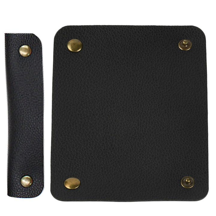 2PCS Purse Handle Cover Wraps Black Wallet Leather Handle Protector Strap Covers for Handbags Craft Strap Making Supplies