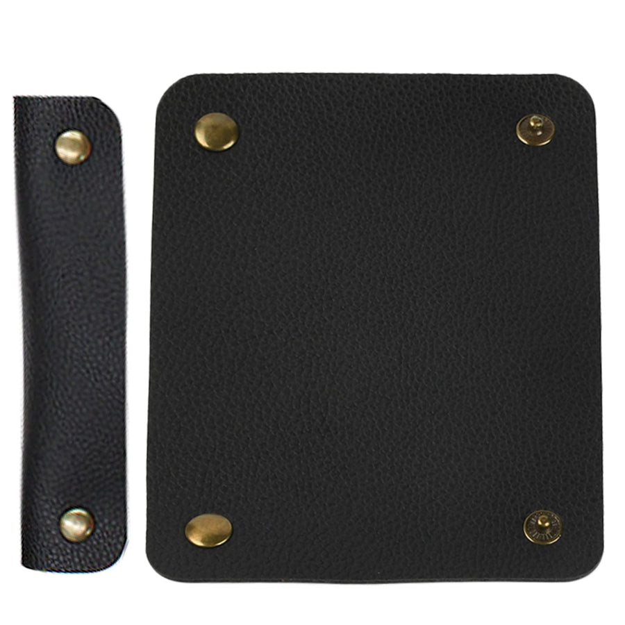 2PCS Purse Handle Cover Wraps Black Wallet Leather Handle Protector Strap Covers for Handbags Craft Strap Making Supplies