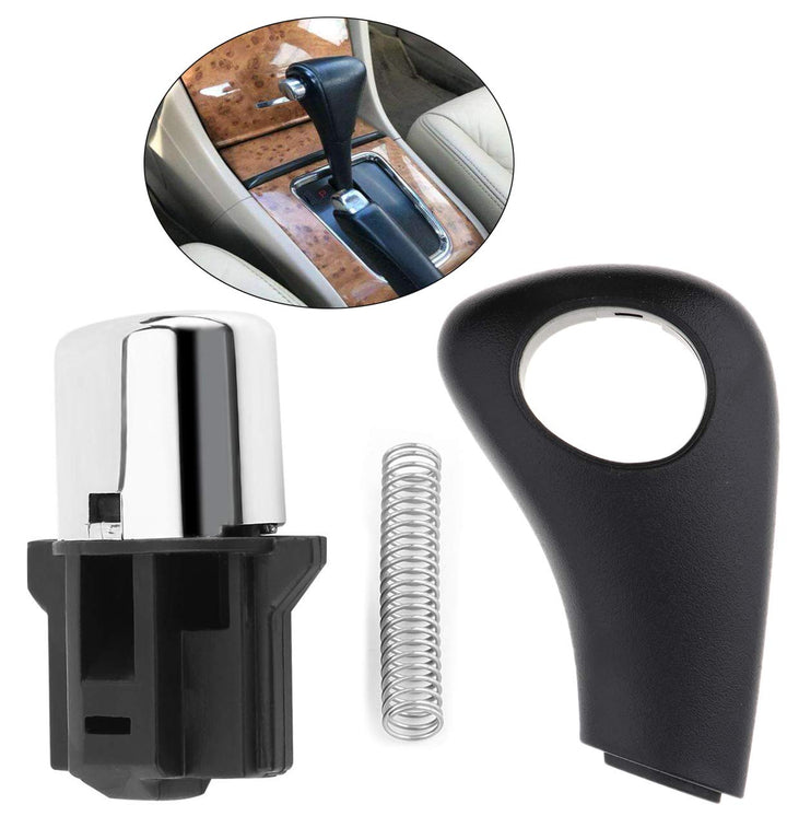 54132-SDA-A81 Shifter Shift Button Knob Repair Kit + 54141-SDA-A81 Shift Knob Side Plate for 2003-2006 Honda Accord