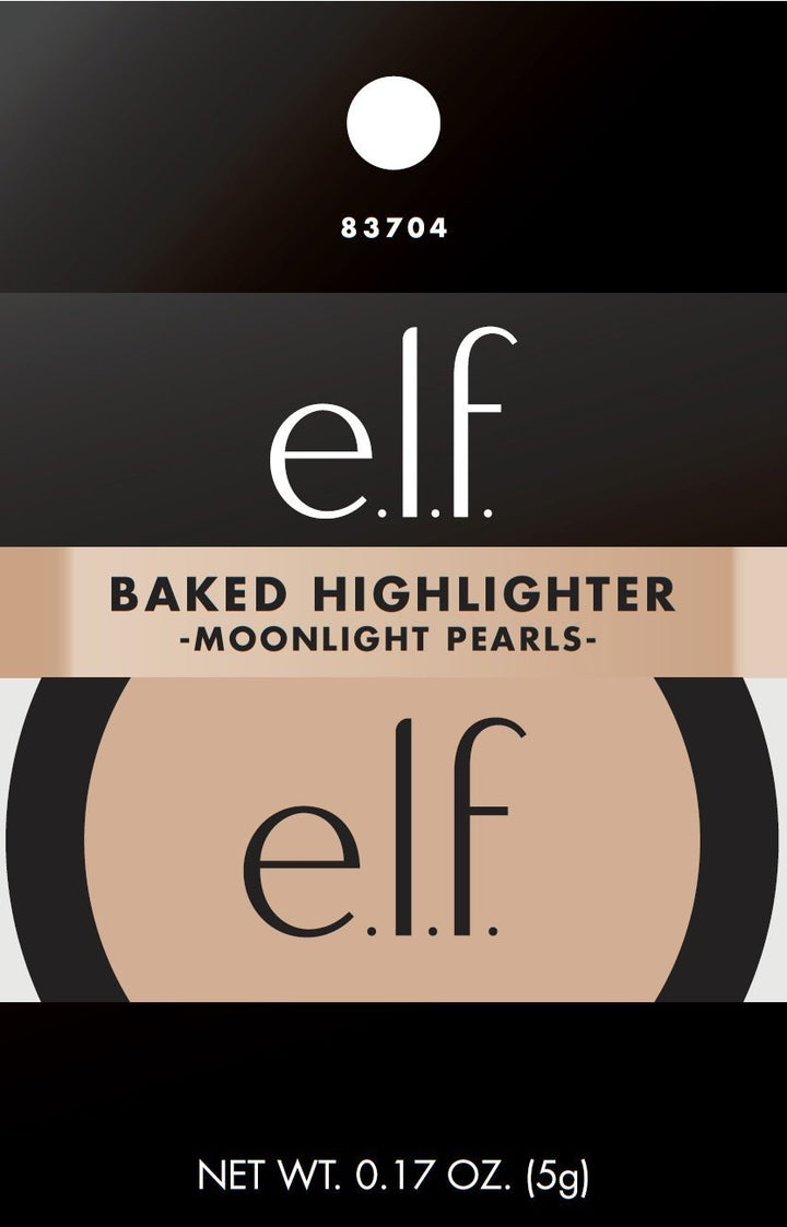, Baked Highlighter, Sheer, Shimmering, Hydrating, Blendable, Glides On, Creates a Radiant Glow, Nourishes, Moonlight Pearls, Infused with Vitamin E, Jojoba and Grape Oils, 0.16 Oz