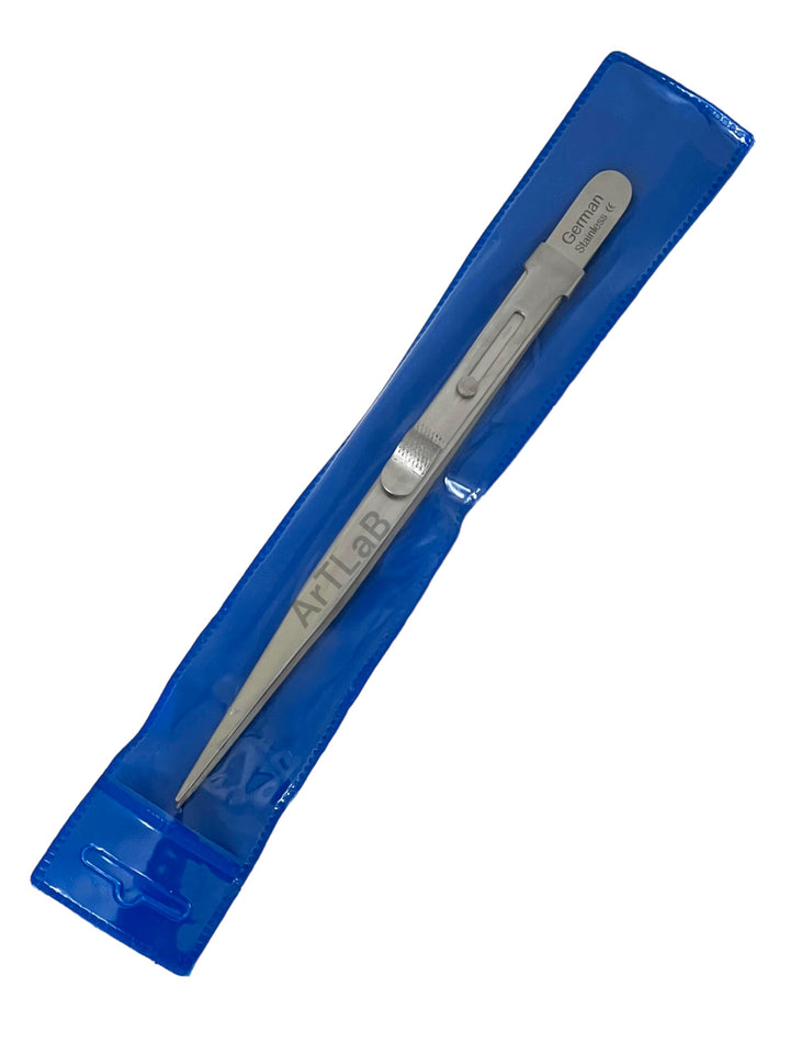 Gem and Diamond Stone Tweezers Locking Jewelry Tweezer Slide Lock Fine tip German