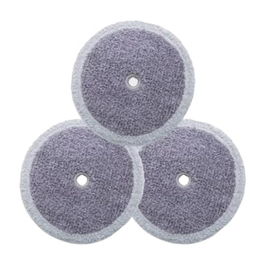 Replacement Accessory of Three-Spin and Edge, Washable Mother Yarn Mop Pads for Robot (6pcs)