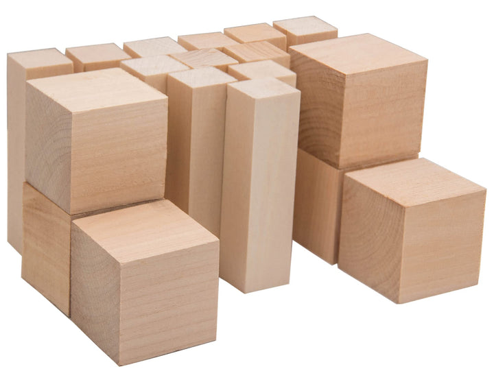 Basswood Carving Blocks BW 18 pcs Whittling Wood Carving Blocks Basswood for Carving Wood for Whittling Kit Wood Blocks for Carving Bass Wood for Wood Carving Set Wood Carving Wood Crafts