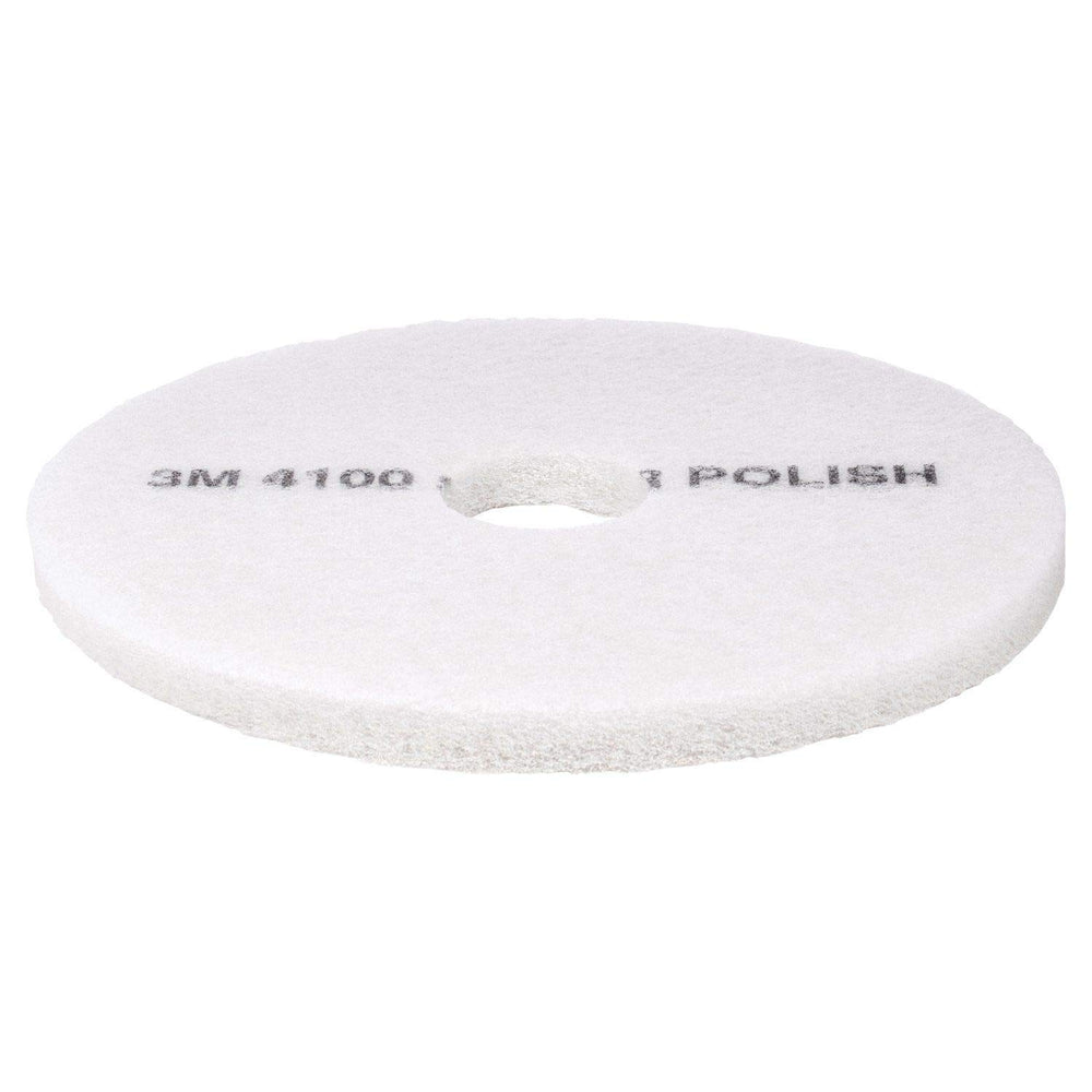 White Super Polish Pad 4100, 12 in