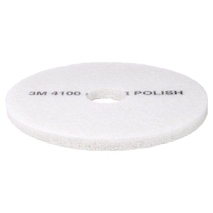 White Super Polish Pad 4100, 12 in
