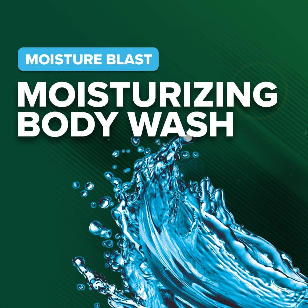 Body Wash, Moisture Blast, 18 fluid ounce, 4 Count (Pack of 1)