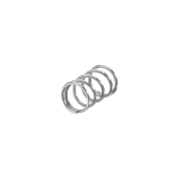 Compression Spring,304 Stainless Steel,3mm OD,0.3mm Wire Size,5mm Compressed Length,3mm Free Length,2N Load Capacity for Home Projects, Silver Tone,10pcs